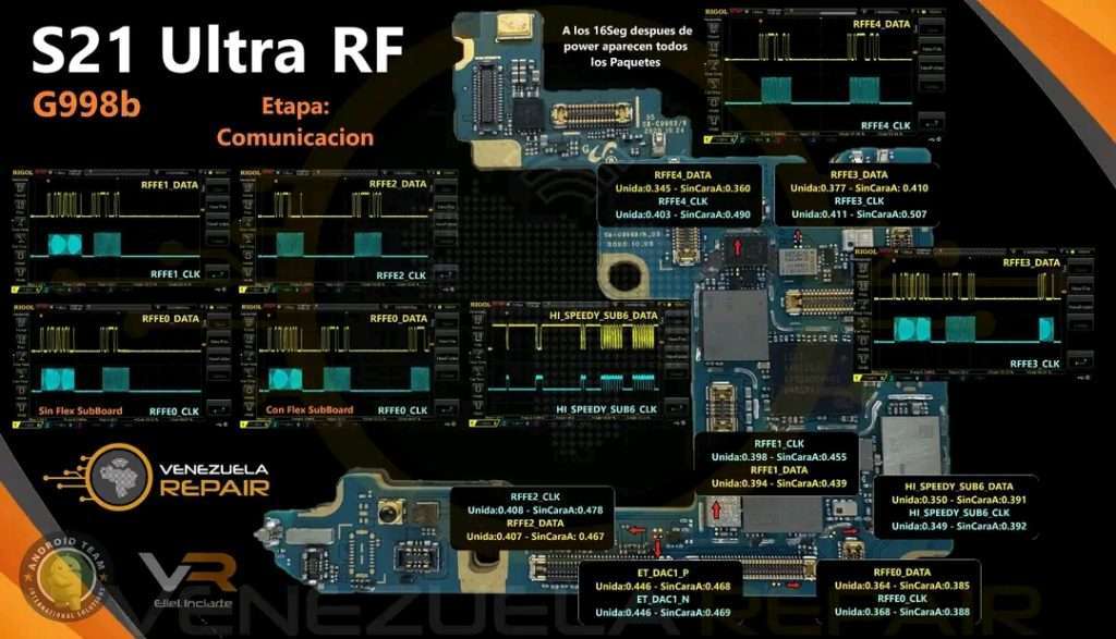 S21 Ultra MIPI Fail cep telefonu tamir kursu 