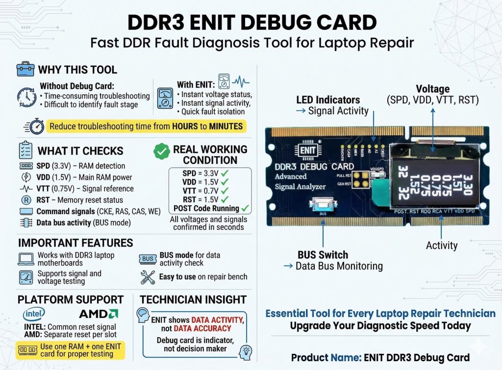 ENIT DDR3 Debug Card Kullanımı 2 2003 ten beri En iyi Cep Telefonu Tamir Kursu FB IMG 1774470826857 Cep Telefonu Tamir Kursu 0542 5856892 Teknik servis eğitimi
