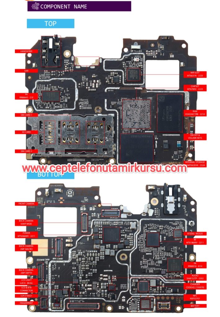 Poco m5 anakart tamiri