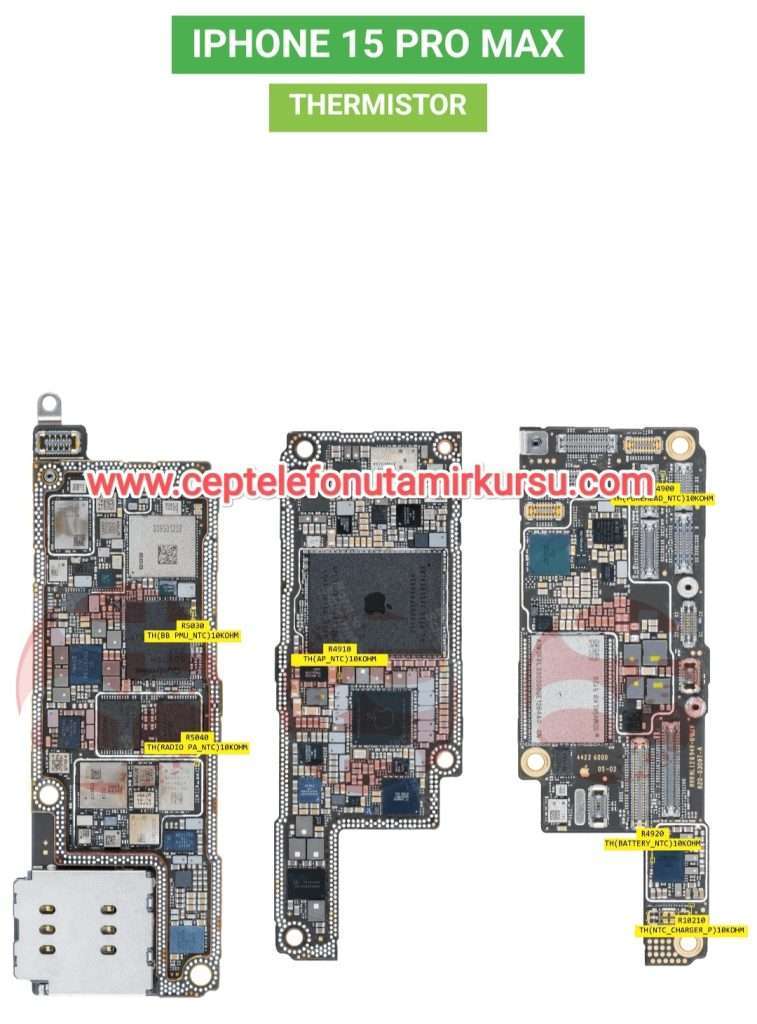 iPhone 15 Pro Max Termistör Arıza Teşhisi ve Çözüm Rehberi