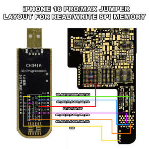 Iphone 16 pro max CH341A MiniProgrammer 