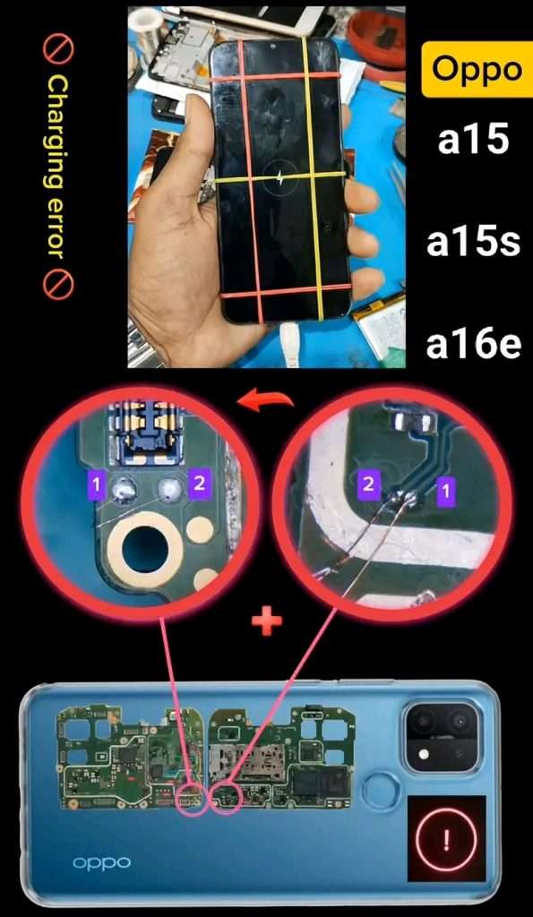 Oppo A15 a16 charge Solution 