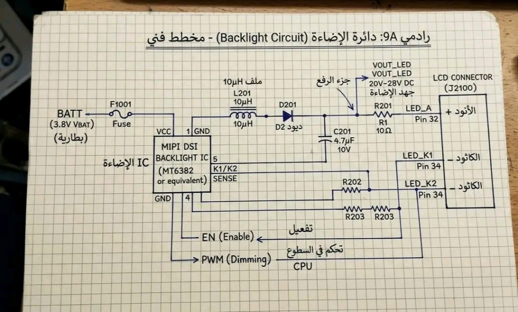 Cep Telefonu Backlight Devresi