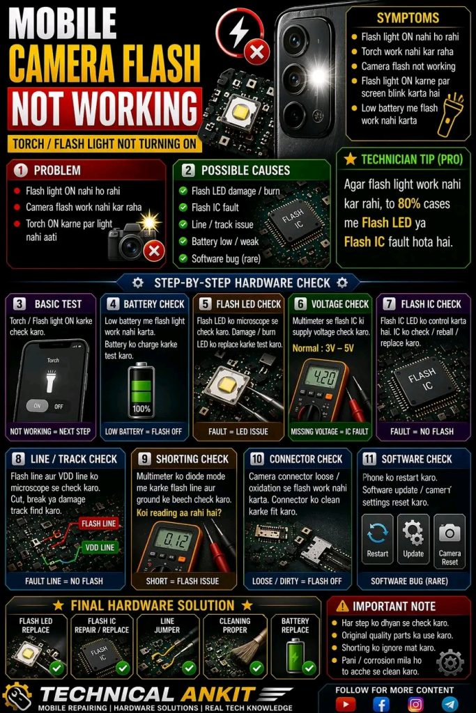 Cep Telefonu Kamera Flaşı Çalışmıyor