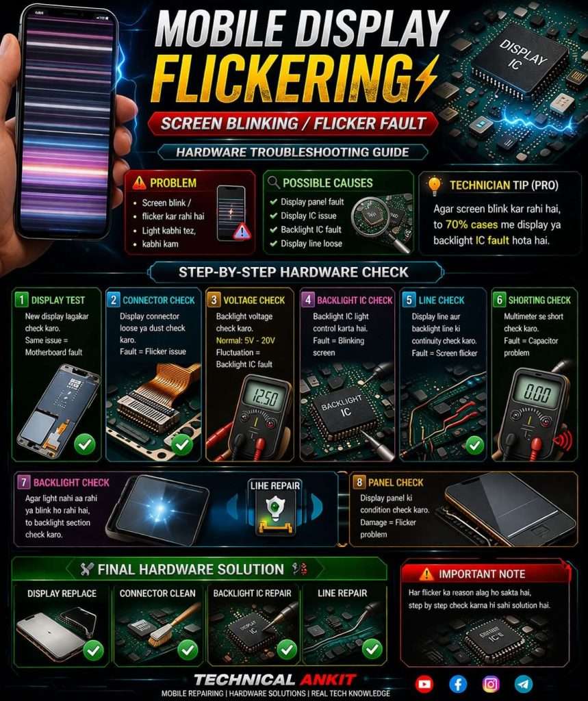 Cep Telefonu Ekran Titremesi (Screen Flickering)