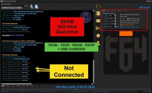 Samsung Galaxy S25 Ultra UFS Flash “Not Connected” Sorunu