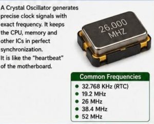 Kristal Osilatör (Crystal IC) – Mobil Telefonlarda Çalışma Prensibi