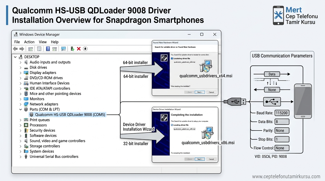 Qualcomm 9008 Driver Nedir ve Neden Hayatidir?