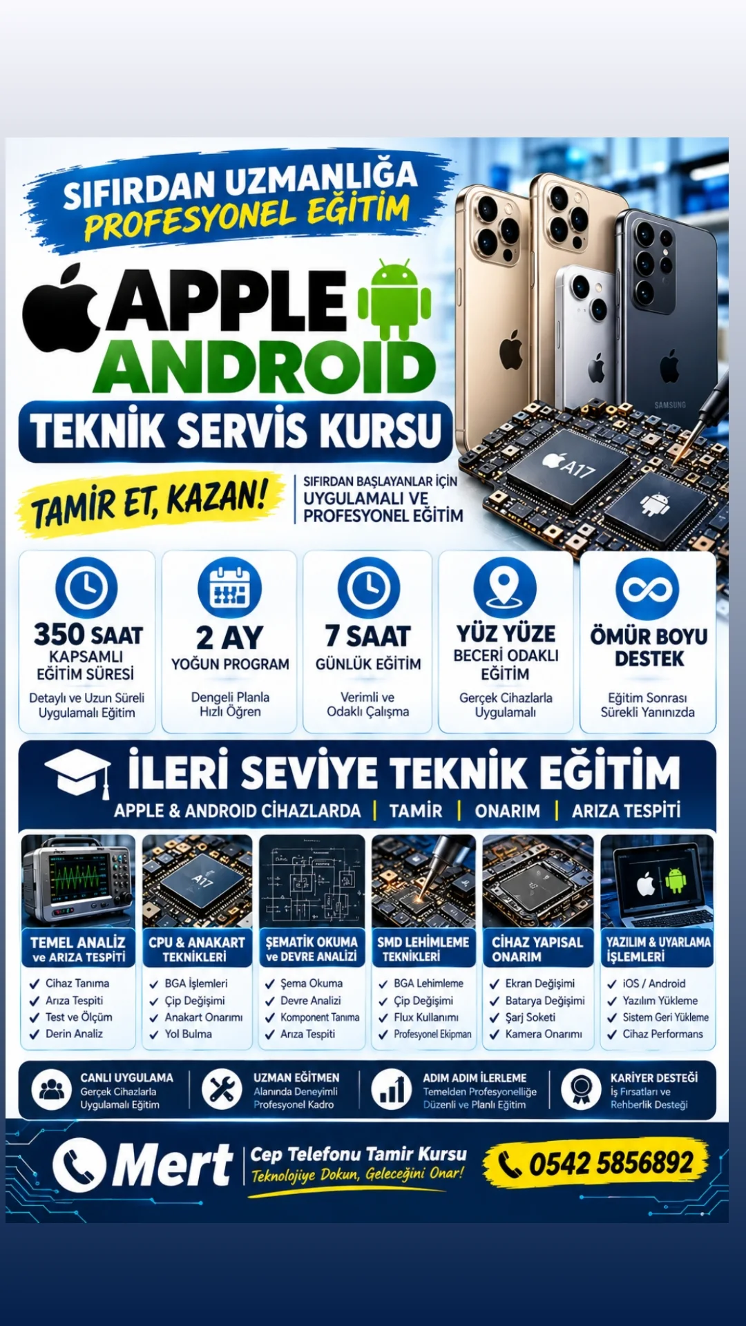 Cep telefonu tamir Kursu 